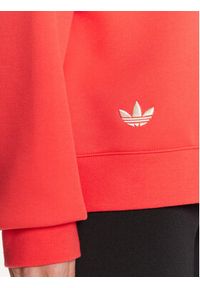 Adidas - adidas Bluza Neuclassics JI8521 Czerwony Oversize. Kolor: czerwony. Materiał: syntetyk, bawełna #3
