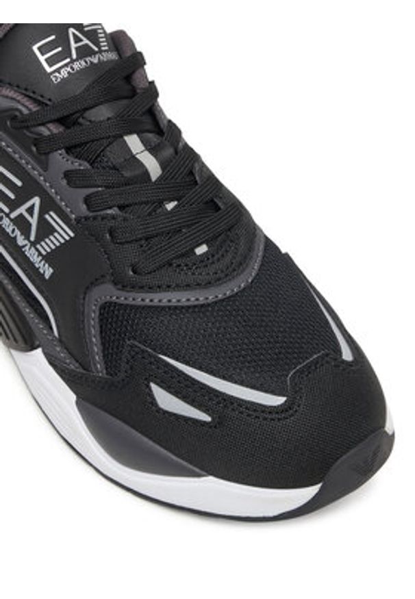 EA7 Emporio Armani Sneakersy 7X000308 AF18447 MZ234 Czarny. Kolor: czarny. Materiał: skóra