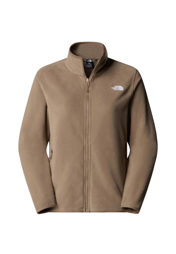 The North Face - Polar turystyczny damski W Glacier Fleece Jackets. Kolor: brązowy. Materiał: poliester