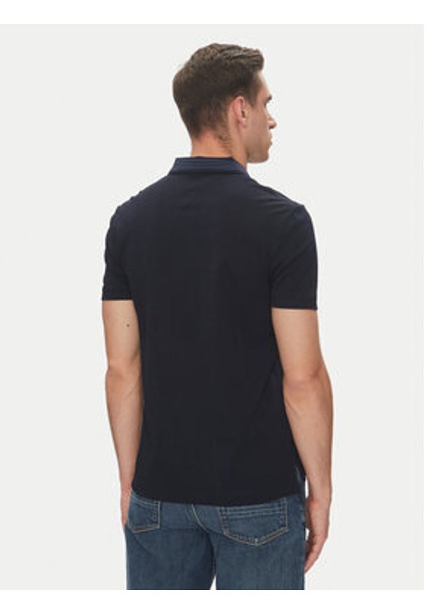 TOMMY HILFIGER - Tommy Hilfiger Polo MW0MW38473 Granatowy Regular Fit. Typ kołnierza: polo. Kolor: niebieski. Materiał: bawełna