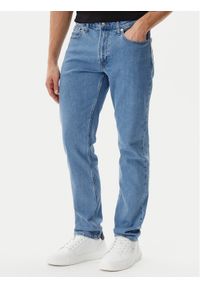 Calvin Klein Jeans Jeansy LV04RB737G Niebieski Slim Fit. Kolor: niebieski