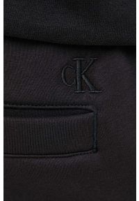 Calvin Klein Jeans spodnie dresowe kolor czarny. Kolor: czarny. Materiał: dresówka #3