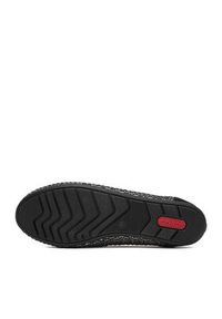 Rieker Baleriny CEO-43850-00 Czarny. Kolor: czarny. Materiał: materiał #2