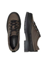 Badura Półbuty DAVID-01 MI08 Szary. Kolor: szary. Materiał: nubuk, skóra #5