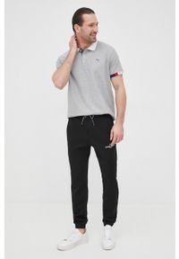Emporio Armani spodnie 3L1PBR.1JHSZ męskie kolor czarny. Kolor: czarny. Materiał: dzianina #2