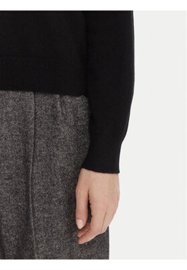 United Colors of Benetton - United Colors Of Benetton Sweter 1002D10BG Czarny Relaxed Fit. Kolor: czarny. Materiał: wełna