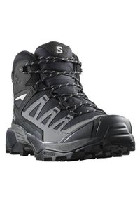 salomon - Buty trekkingowe męskie Salomon X Ultra Mid 360 Gtx Gore-tex. Wysokość cholewki: za kostkę. Zapięcie: sznurówki. Kolor: czarny. Materiał: materiał. Szerokość cholewki: normalna. Technologia: Gore-Tex