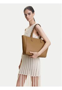 TOMMY HILFIGER - Tommy Hilfiger Torebka AW0AW16905 Beżowy. Kolor: beżowy. Materiał: skórzane #4