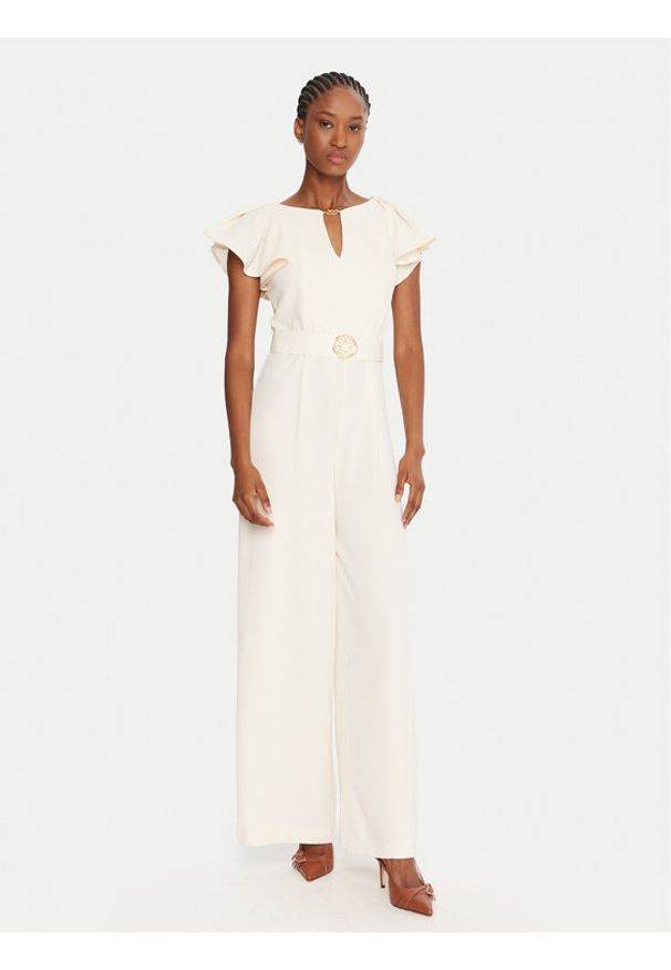 Rinascimento Kombinezon CFC0125317003 Beżowy Regular Fit. Kolor: beżowy. Materiał: syntetyk