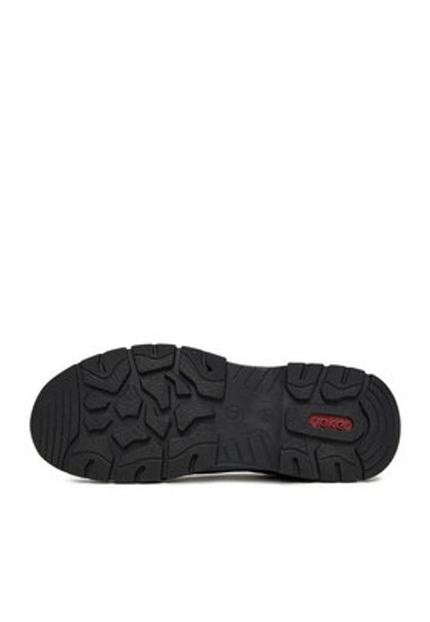 Rieker Sneakersy 11211-14 Granatowy. Kolor: niebieski. Materiał: materiał, syntetyk