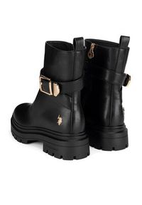 U.S. Polo Assn. Botki ALICJA004W/DY1 Czarny. Kolor: czarny. Materiał: materiał #2