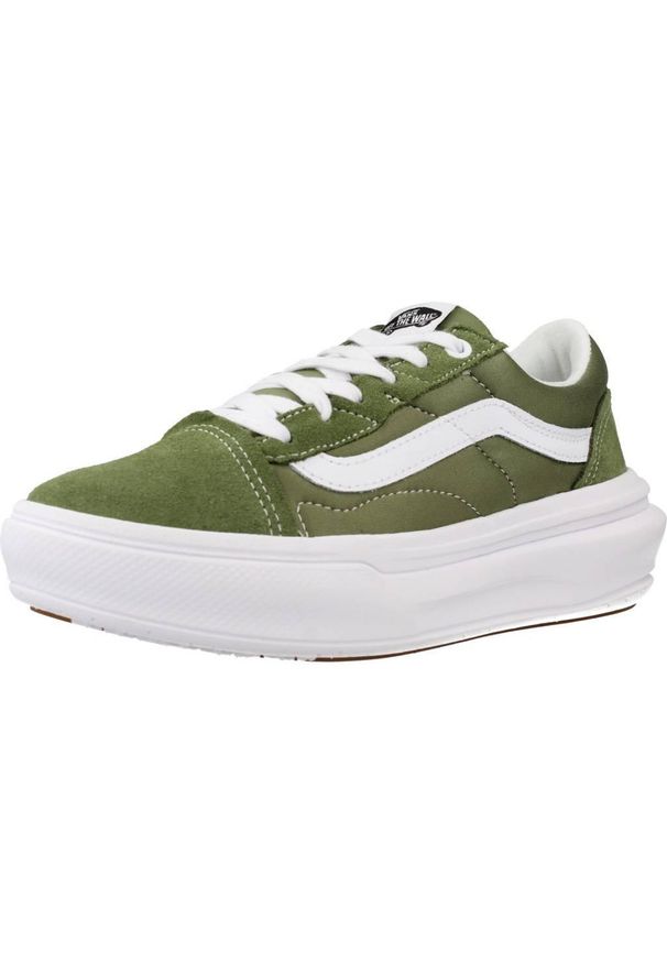 Vans - Buty VANS OLD SKOOL OVERT Zielony. Okazja: na co dzień. Kolor: zielony. Materiał: syntetyk, tkanina. Model: Vans Old Skool