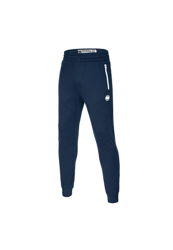 PITBULL - Spodnie męskie New Hilltop. Kolor: niebieski. Sport: fitness