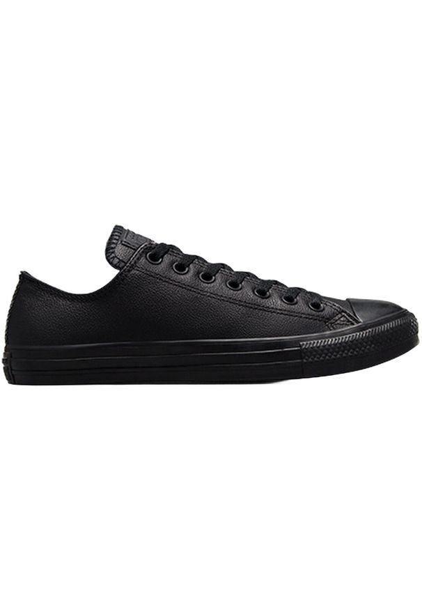Trampki Converse Chuck Taylor Ox Leather, Dla obu płci. Kolor: czarny. Materiał: skóra, materiał