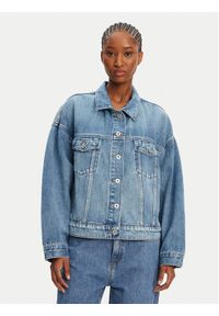Hugo - HUGO Kurtka jeansowa Lou 50541559 Niebieski Regular Fit. Kolor: niebieski. Materiał: bawełna