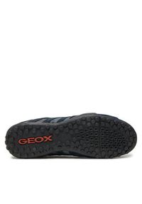 Geox Sneakersy Uomo Snake U4507A 022EK C4002 Granatowy. Kolor: niebieski. Materiał: skóra, zamsz