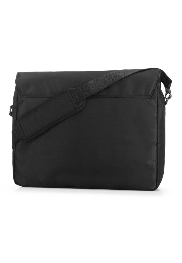 Czarna torba na laptopa Wittchen w kolorowe wzory