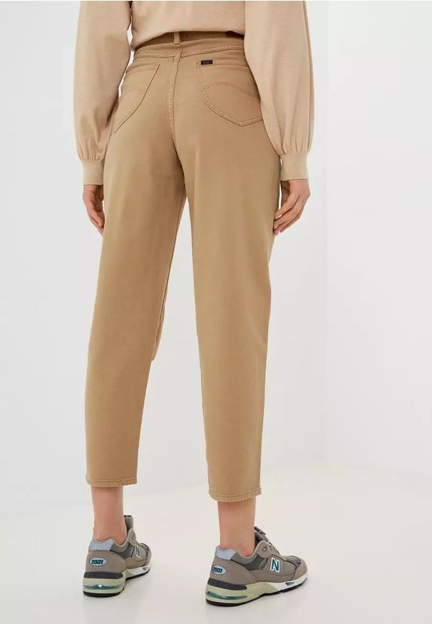 Lee - LEE STELLA TAPERED DAMSKIE SPODNIE JEANSOWE STONE GREY L31JSM98 112143812