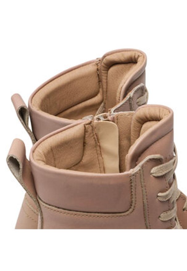 Simple Trzewiki SL-50-02-000099 Beżowy. Kolor: beżowy. Materiał: skóra