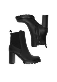 Jenny - JENNY Botki CEO-WS5068-04 Czarny. Kolor: czarny. Materiał: syntetyk, materiał