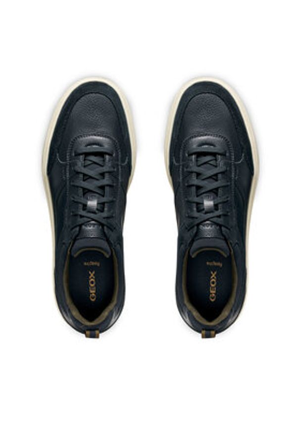 Geox Sneakersy U Baltmoore U56LDA 0BU11 C4002 Granatowy. Kolor: niebieski. Materiał: skóra