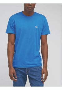 Lee T-Shirt Patch Logo L60UFQA13 112330615 Niebieski Regular Fit. Kolor: niebieski. Materiał: bawełna