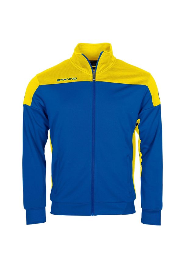 STANNO - Bluza dresowa zapinana na zamek błyskawiczny Stanno Pride. Kolor: niebieski, żółty, wielokolorowy. Materiał: dresówka. Sport: fitness