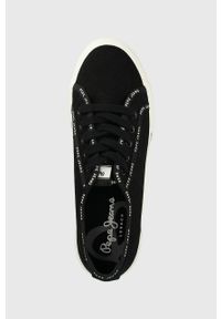 Pepe Jeans tenisówki BRADY damskie kolor czarny PLS31437. Kolor: czarny. Materiał: guma #4