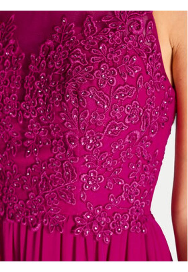 Hey Kyla Sukienka wieczorowa 5AI084HK Różowy Regular Fit. Kolor: różowy. Materiał: syntetyk. Styl: wizytowy