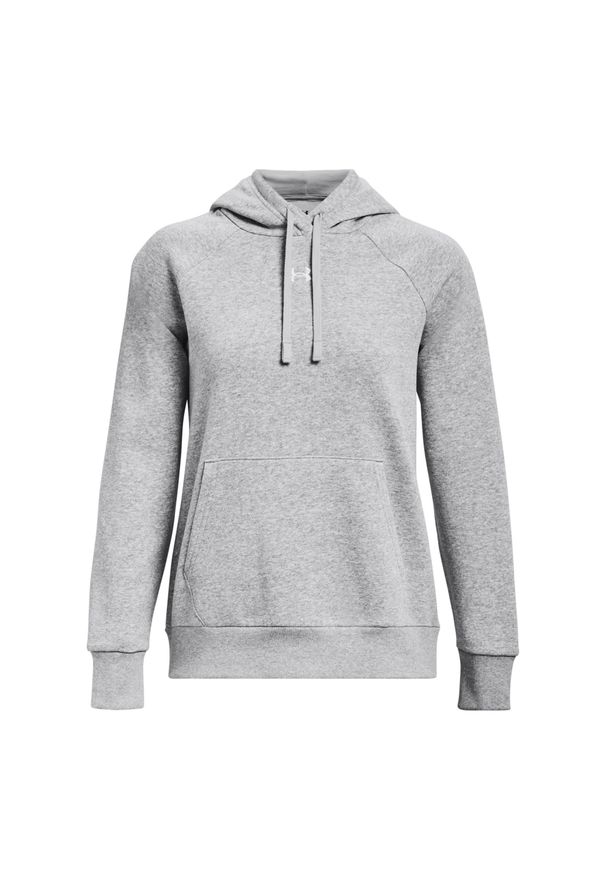 Bluza damska Under Armour Rival Fleece. Kolor: szary, wielokolorowy, biały. Sport: bieganie