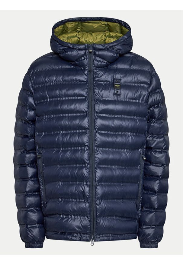 Blauer Kurtka przejściowa 24WBLUC02058 006100 Granatowy Regular Fit. Kolor: niebieski. Materiał: syntetyk