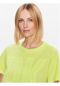 DKNY Sport T-Shirt DP3T9218 Żółty Classic Fit. Kolor: żółty. Materiał: bawełna. Styl: sportowy