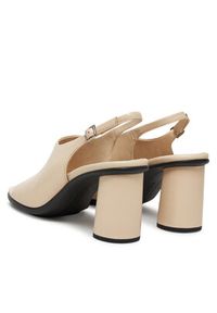 ecco - ECCO Sandały Sculpted Alba 65 23331301378 Écru. Materiał: skóra