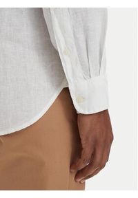 TOMMY HILFIGER - Tommy Hilfiger Koszula MW0MW41530 Biały Regular Fit. Kolor: biały. Materiał: len #5