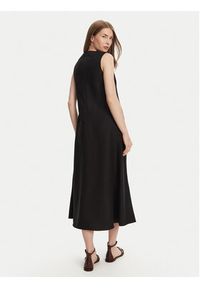 Weekend Max Mara Sukienka codzienna Egoista 2515221072 Czarny Regular Fit. Okazja: na co dzień. Kolor: czarny. Materiał: len, wiskoza. Typ sukienki: proste. Styl: casual