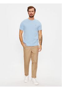 GANT - Gant T-Shirt Shield 2003184 Błękitny Regular Fit. Kolor: niebieski. Materiał: bawełna