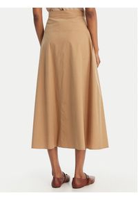 Weekend Max Mara Spódnica trapezowa Zattera 2615101042 Beżowy Regular Fit. Kolor: beżowy. Materiał: bawełna #4