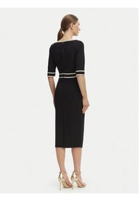 Rinascimento Sukienka koktajlowa CFC0127991003 Czarny Slim Fit. Kolor: czarny. Materiał: syntetyk. Styl: wizytowy #4
