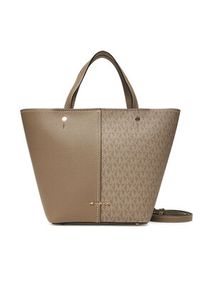 MICHAEL Michael Kors Torebka Flora 30T5GFFT2B Beżowy. Kolor: beżowy. Materiał: skórzane #4