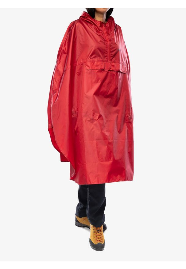 Peleryna turystyczna Trekmates Rove Poncho - chilli pepper. Kolor: czerwony