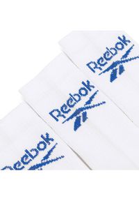 Reebok Zestaw 3 par wysokich skarpet unisex R0258-SS24 (3-pack) Biały. Kolor: biały. Materiał: bawełna #2