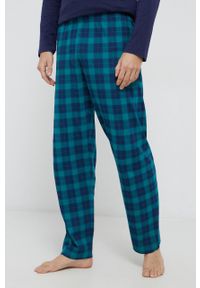 Tom Tailor Komplet piżamowy kolor granatowy gładki. Kolor: niebieski. Materiał: dzianina. Długość: długie. Wzór: gładki #3