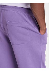 United Colors of Benetton - United Colors Of Benetton Spodnie dresowe 342ZUF01B Fioletowy Regular Fit. Kolor: fioletowy. Materiał: bawełna