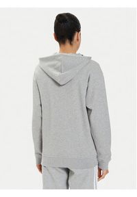 Adidas - adidas Bluza Trefoil Hoodie IB7437 Szary Regular Fit. Kolor: szary. Materiał: bawełna