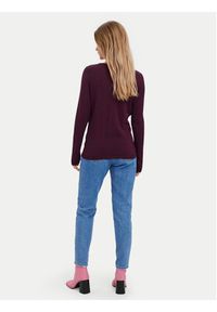 Vero Moda Sweter Care 10136644 Fioletowy Regular Fit. Kolor: fioletowy. Materiał: bawełna #3