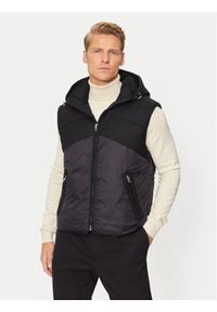 Baldessarini Bezrękawnik B2 50106/4109 Czarny Regular Fit. Kolor: czarny. Materiał: syntetyk. Długość rękawa: bez rękawów