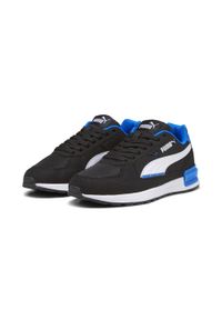 Puma - Młodzieżowe buty sportowe Graviton PUMA Black White Racing Blue. Okazja: na co dzień. Kolor: czarny, biały, wielokolorowy. Sport: bieganie