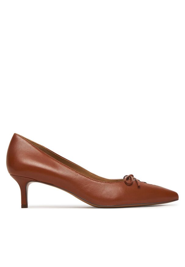 Lauren Ralph Lauren - Szpilki LAUREN RALPH LAUREN. Kolor: brązowy. Obcas: na szpilce