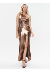 Marciano Guess Sukienka wieczorowa 3BGK0L 6204A Brązowy Regular Fit. Kolor: brązowy. Materiał: syntetyk. Styl: wizytowy #5