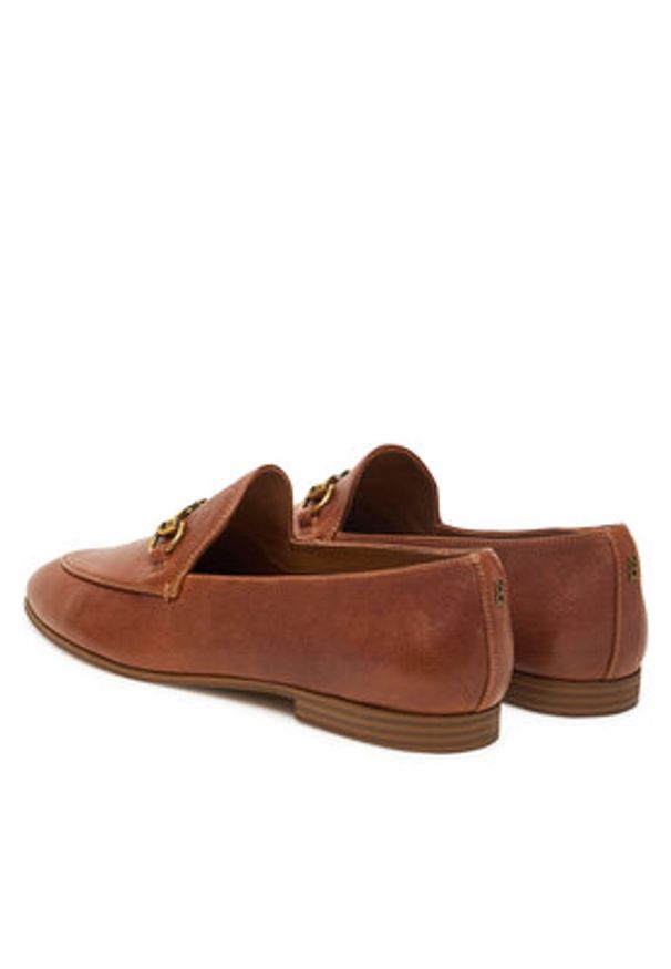 Nokwol Loafersy Gale Brązowy. Kolor: brązowy. Materiał: skóra